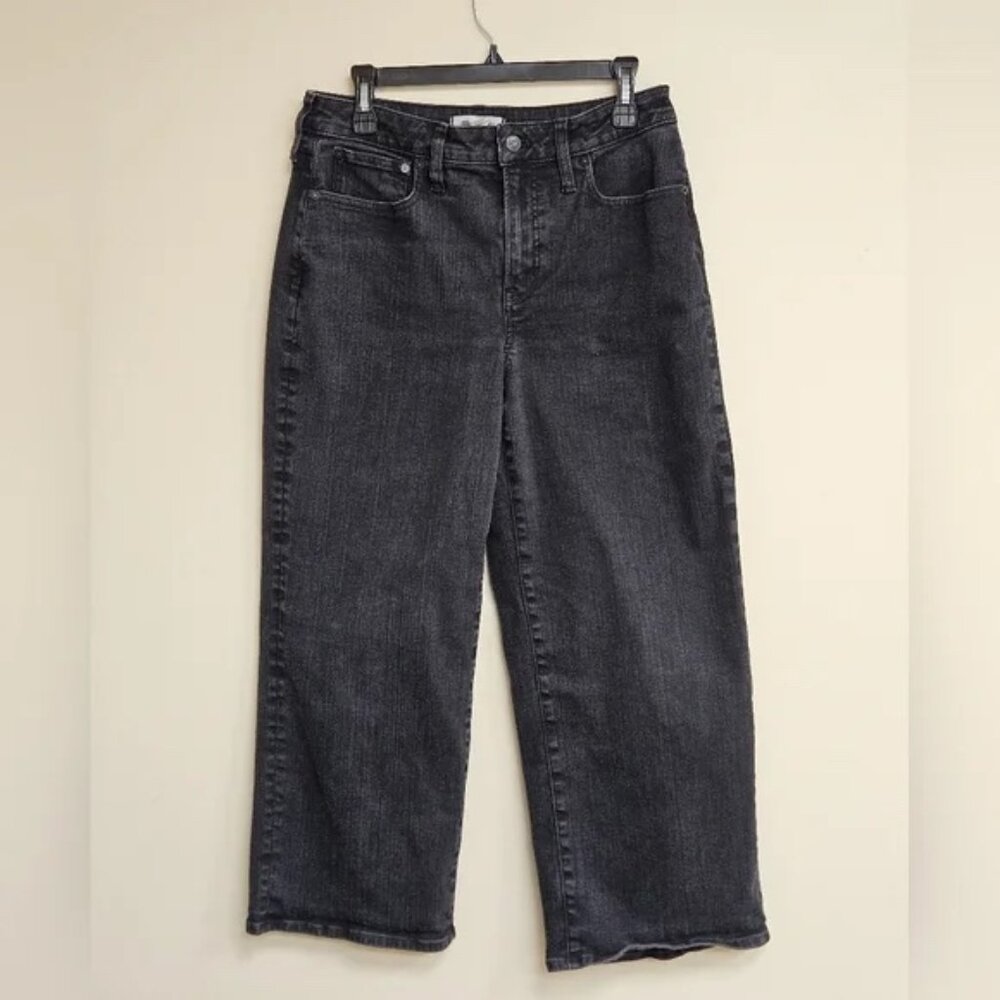 Madewell 30 Petite Curvy Perfect Vintage Wide Leg Crop Jean Robles Wash